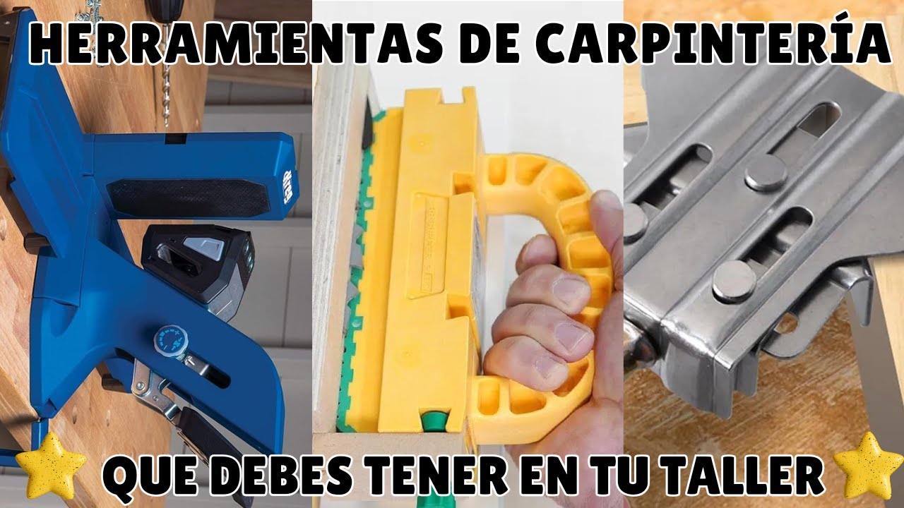 Las 7 Mejores Herramientas para Carpinter&iacute;a de Amazon BUENAS, BONITAS y BARATAS