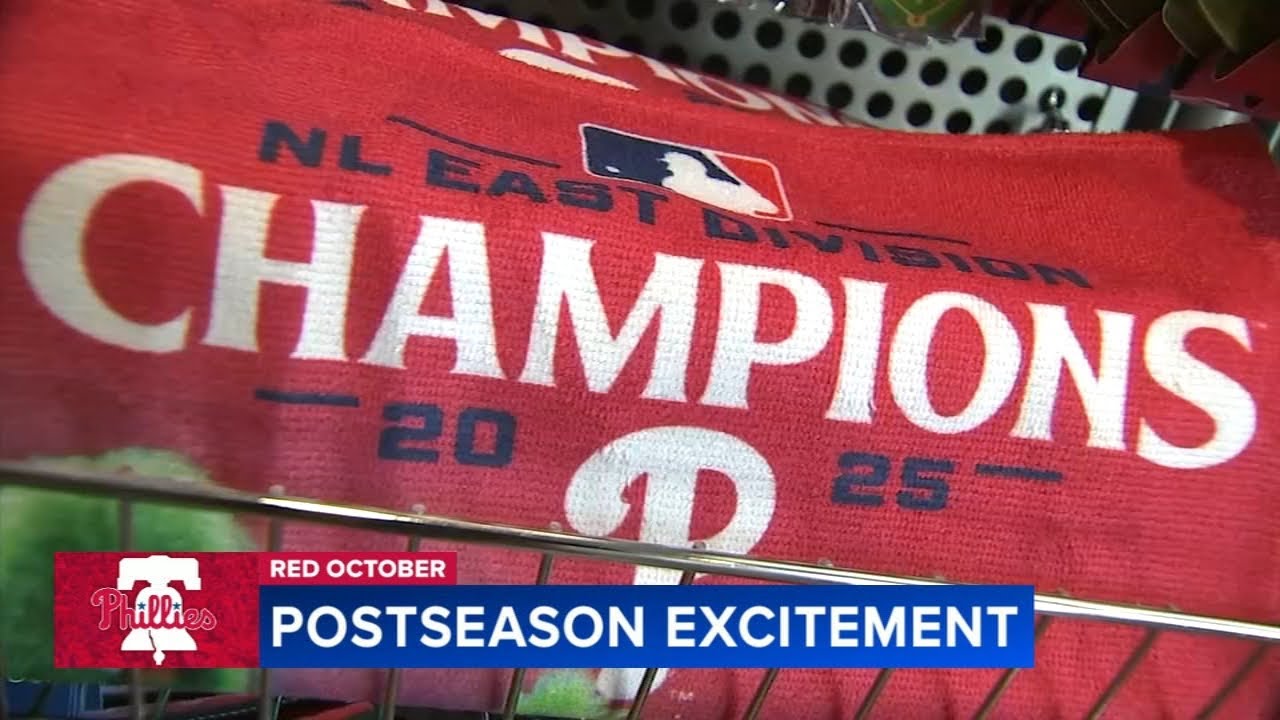 Phillies fans gear up for postseason baseball at Citizens Bank Park