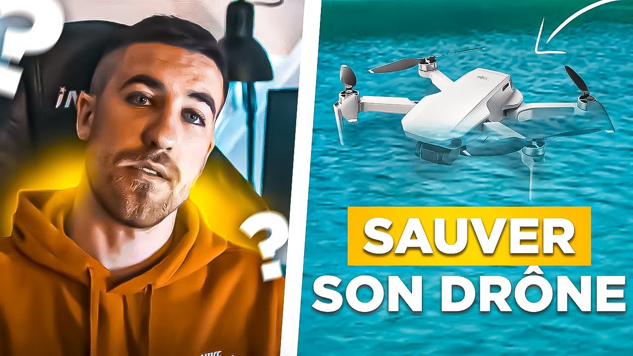 Comment sauver son DRONE tombé à l'EAU ? (crash drone)