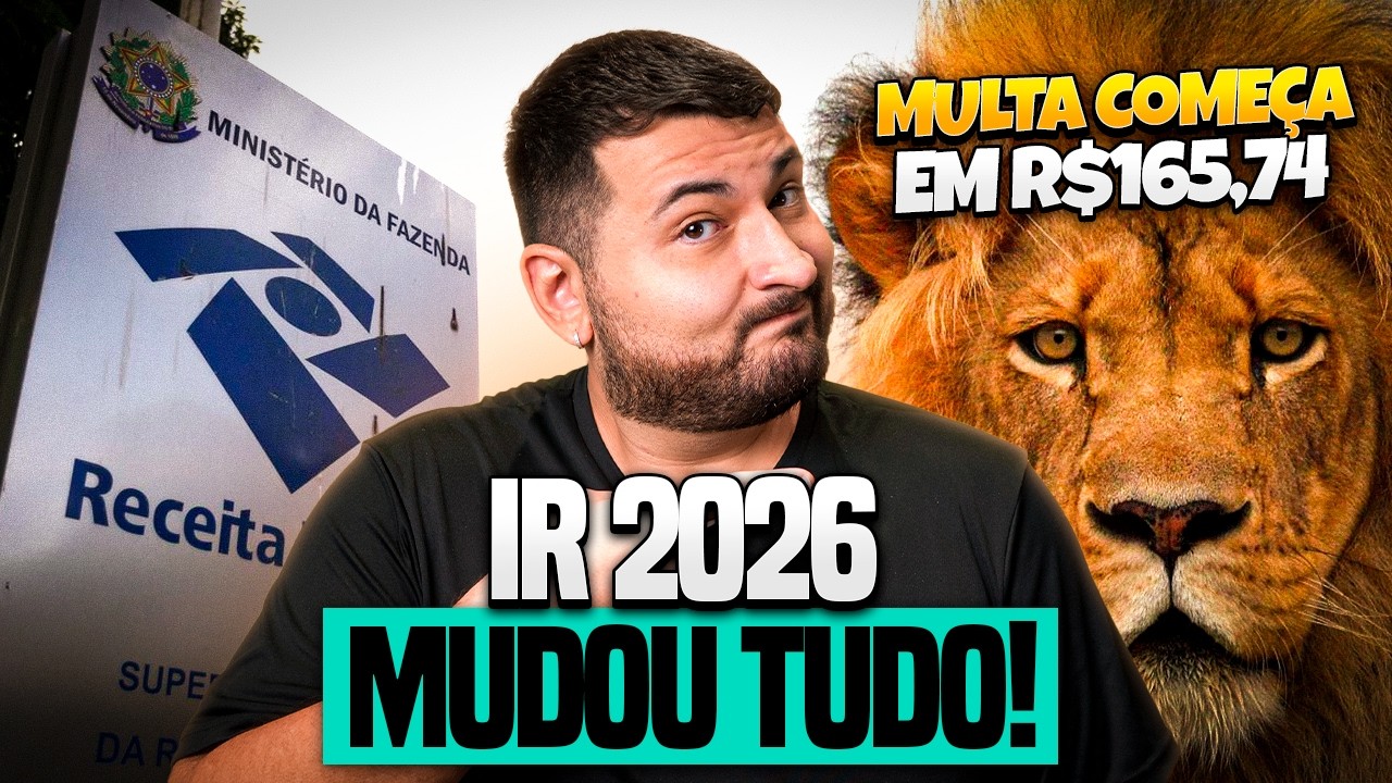 🚨 URGENTE: NOVAS REGRAS DO IMPOSTO DE RENDA 2026! VOCÊ ESTÁ OBRIGADO A DECLARAR?