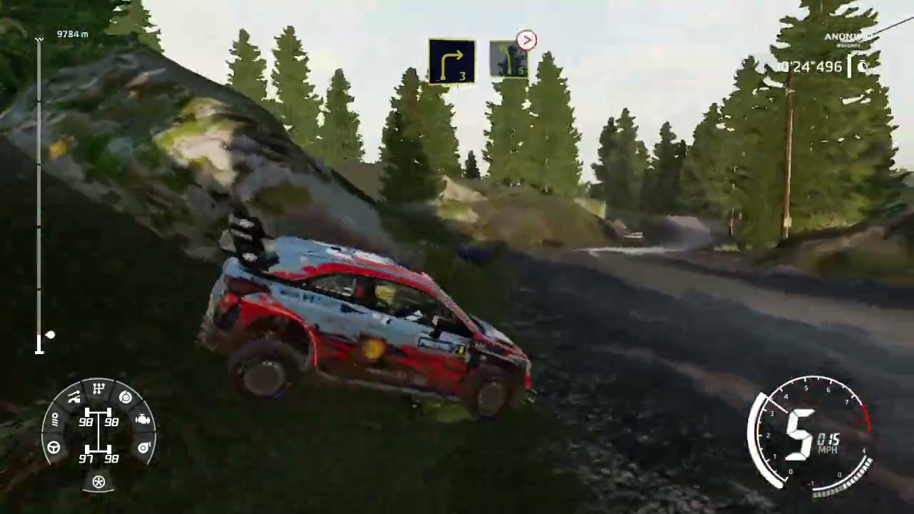 wrc 9 ;nintendo switch lite gameplay