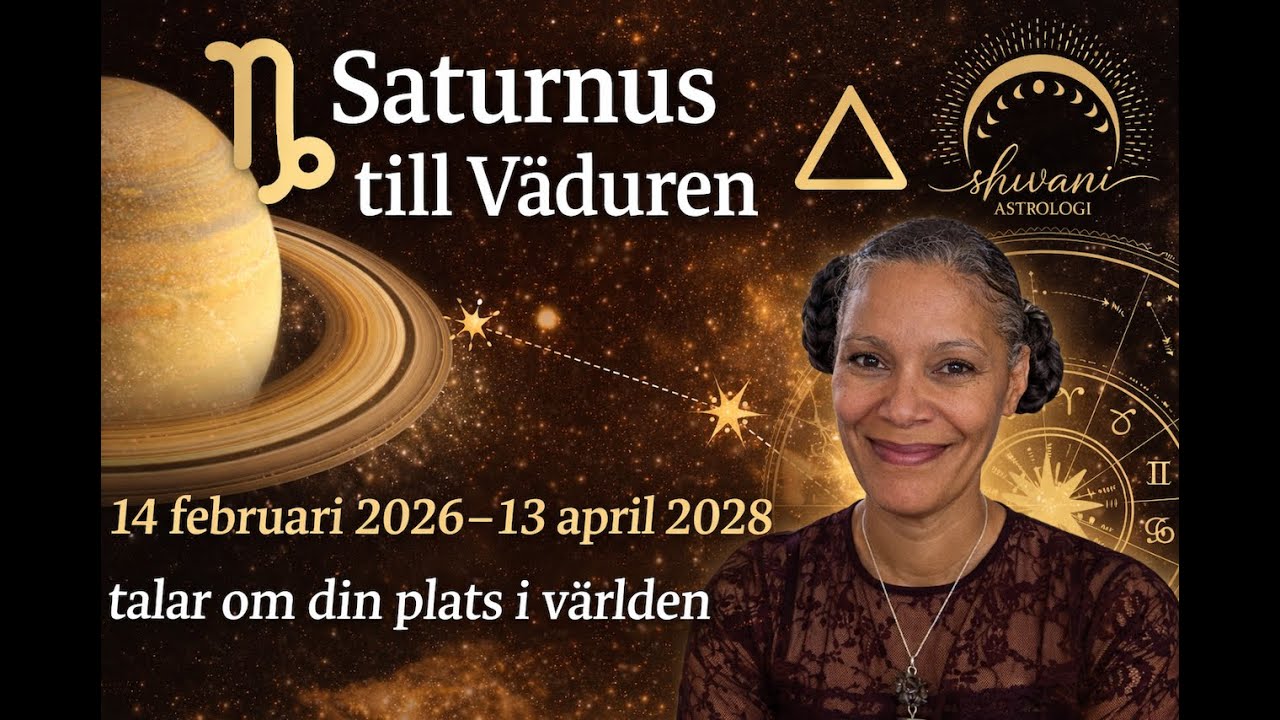 Saturnus i Väduren  2026-2028 - ALLA STJÄRNTECKEN - Allt du behöver veta!