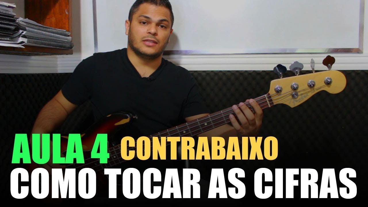 Como Tocar Cifras no Contrabaixo (AULA 4) - Aprenda Contrabaixo do Zero