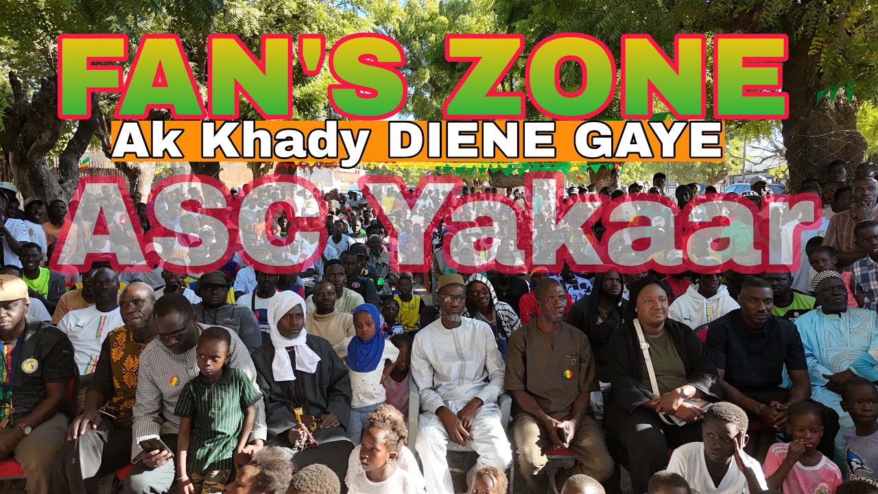🔥2 Fan’s ZONE à Joal placé par Khady Diene GAYE Ministre des Sports .. SENEGAL Vs RDC  