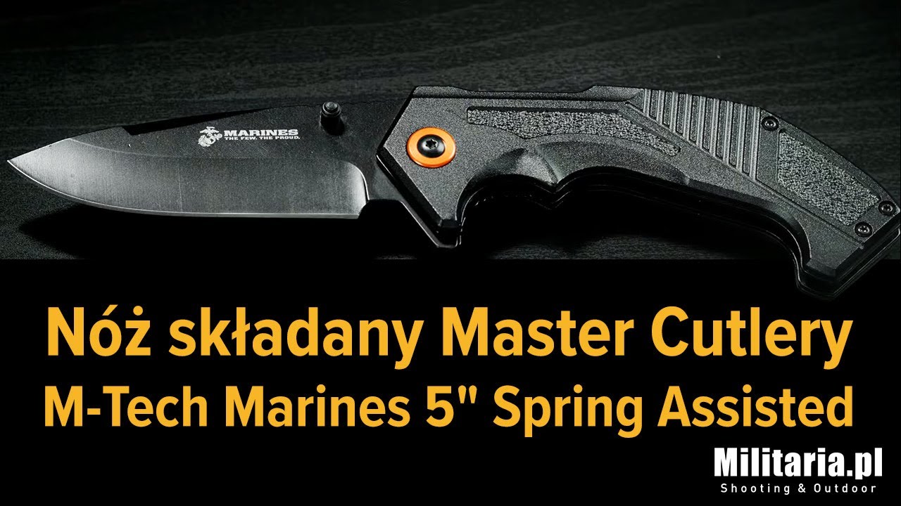 N&oacute;ż składany Master Cutlery M-Tech Marines 5