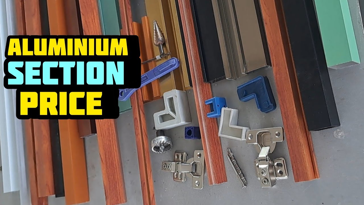 Aluminium kitchen cabinet section price #youtubevideo