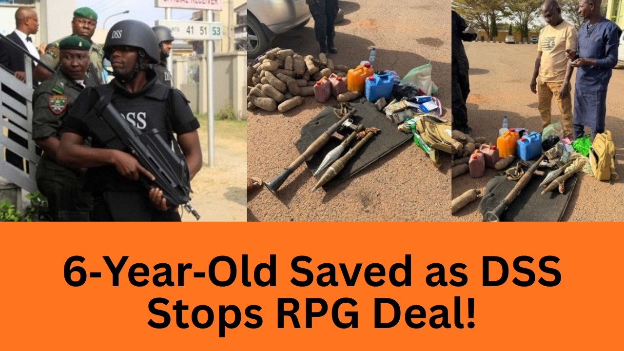 Massive DSS Raid! Arms Suppliers Caught With RPGs, Child Freed in Gombe