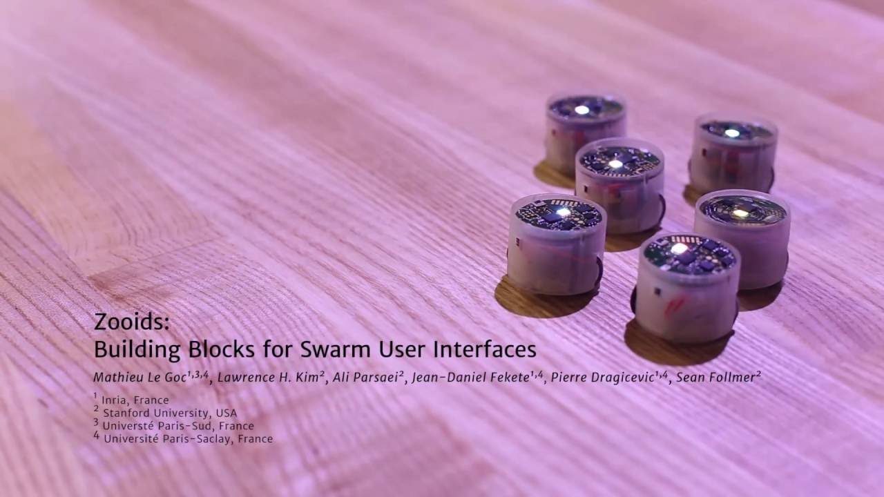 Zooids: Building Blocks for Swarm User Interfaces