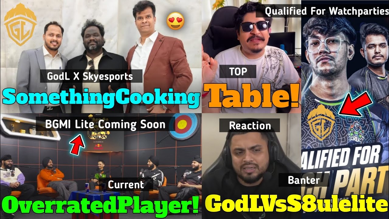 BGMI Lite Coming Soon, S8ul Elite Eliminated GodL Banter, Godl X Skyesports,FFMIC Spring,Gyan,Pahadi