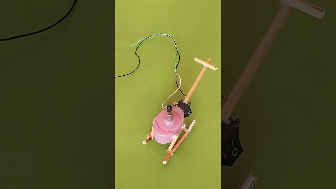 How to make Plastic Bottle helicopter #experiment #howtomakepowerbankathome #shorts #youtubeshorts