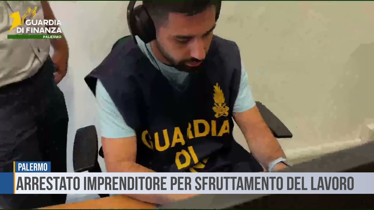 Palermo: arrestato imprenditore per sfruttamento del lavoro