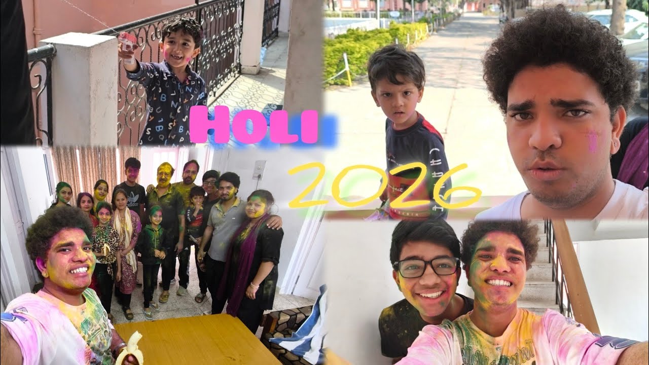 Hamari 1st ever holi ( ऋषिकेश ) 