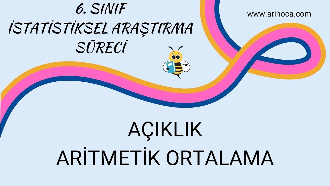 5. Açıklık ve Aritmetik Ortalama - 6. Sınıf - Matematik - İstatistiksel Araştırma Süreci