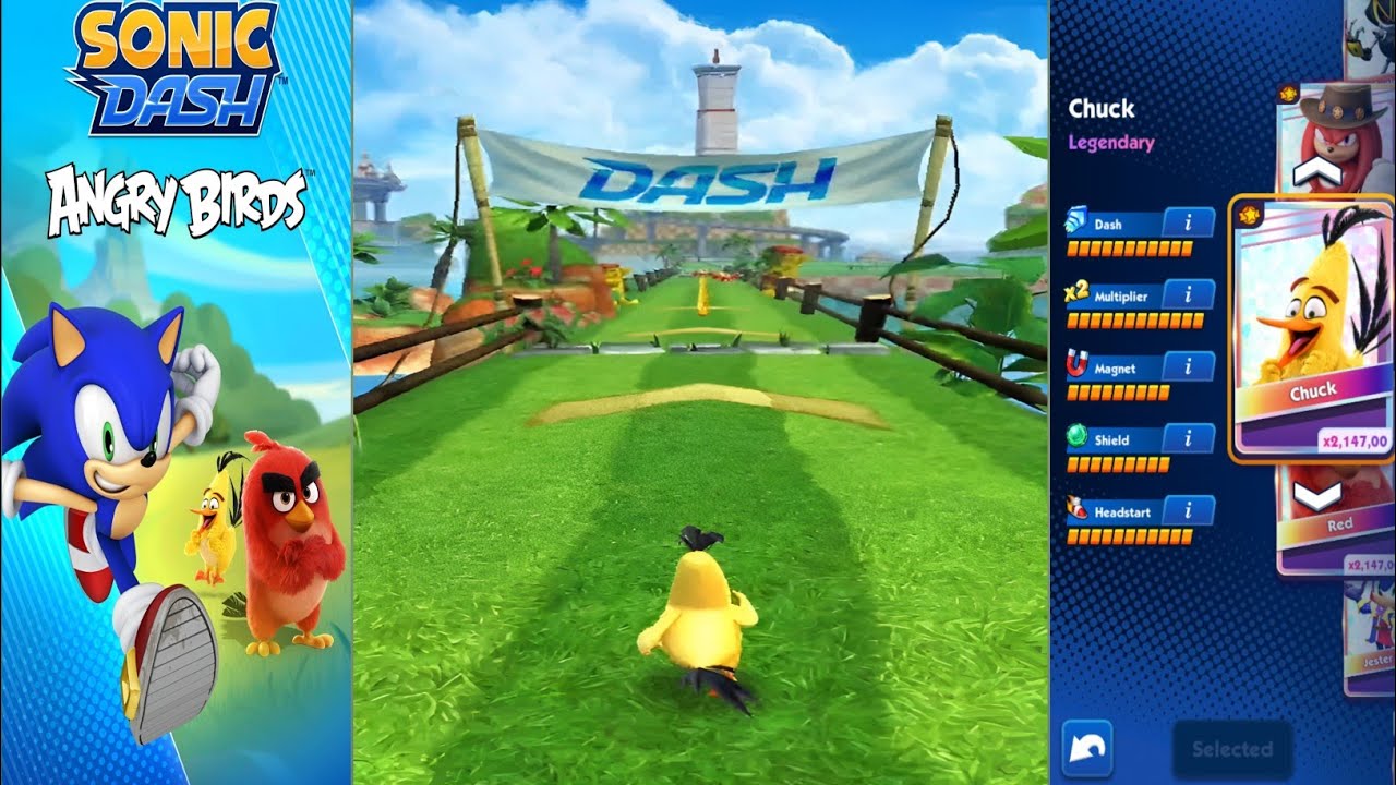 Sonic Dash 8.0.0 - Angry Bird Chuck Showcase