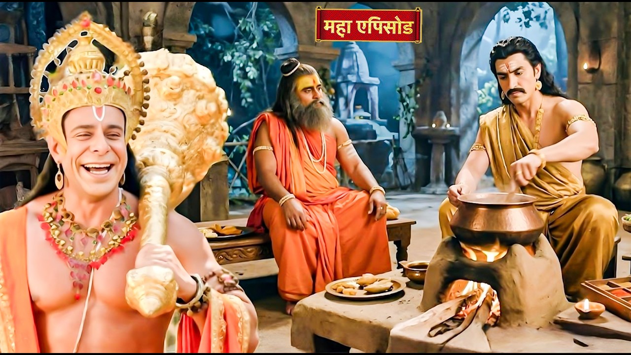 देखिएमहा एपिसोड में _विभीषण ने हनुमान जी को अपने हाथों से खिलाया खाना || Shrimad Ramayan #hanuman
