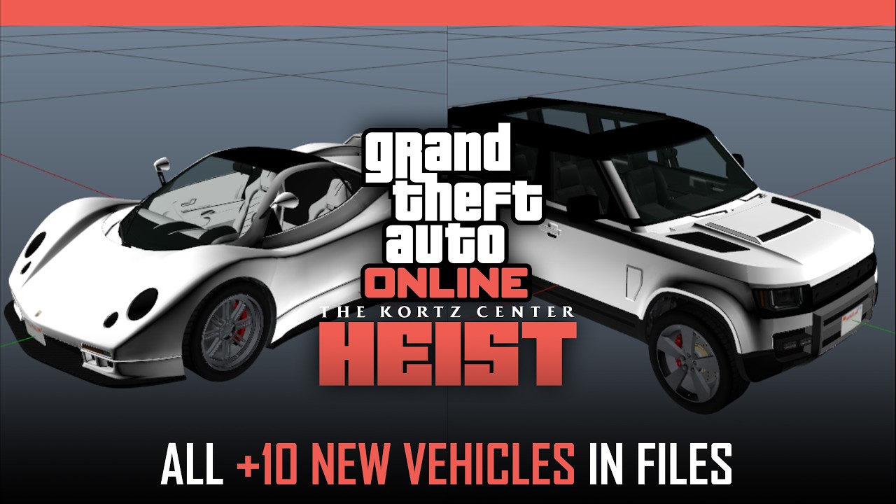GTA Online: The Kortz Center Heist - All 10+ New Vehicles Leaked in Files