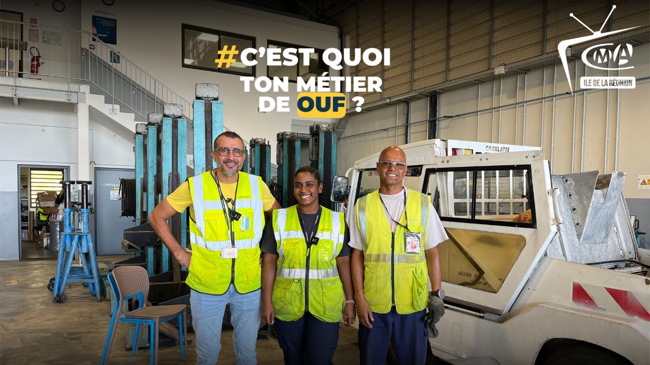 #Un Métier de Ouf ! ✈️💪 Alyzéa : Apprentie Mécanicienne Poids Lourds Chez Air France Réunion