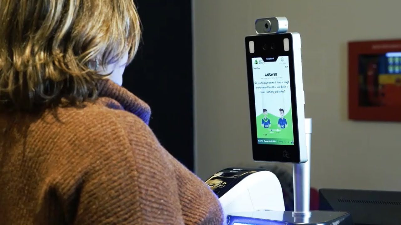 Advanced Entry Fully Contactless Sign In Kiosk Designed for Senior Living Communities