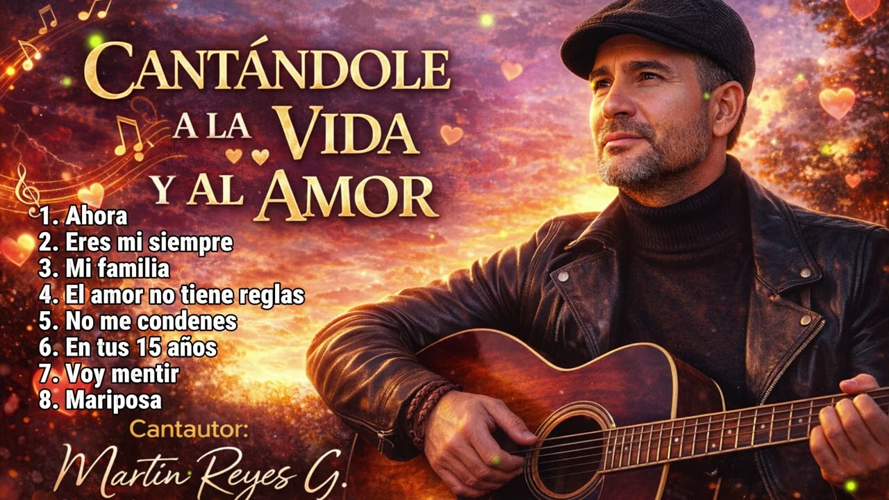 Álbum musical | Las mejores canciones de Martín Reyes | Cantándole a la vida
