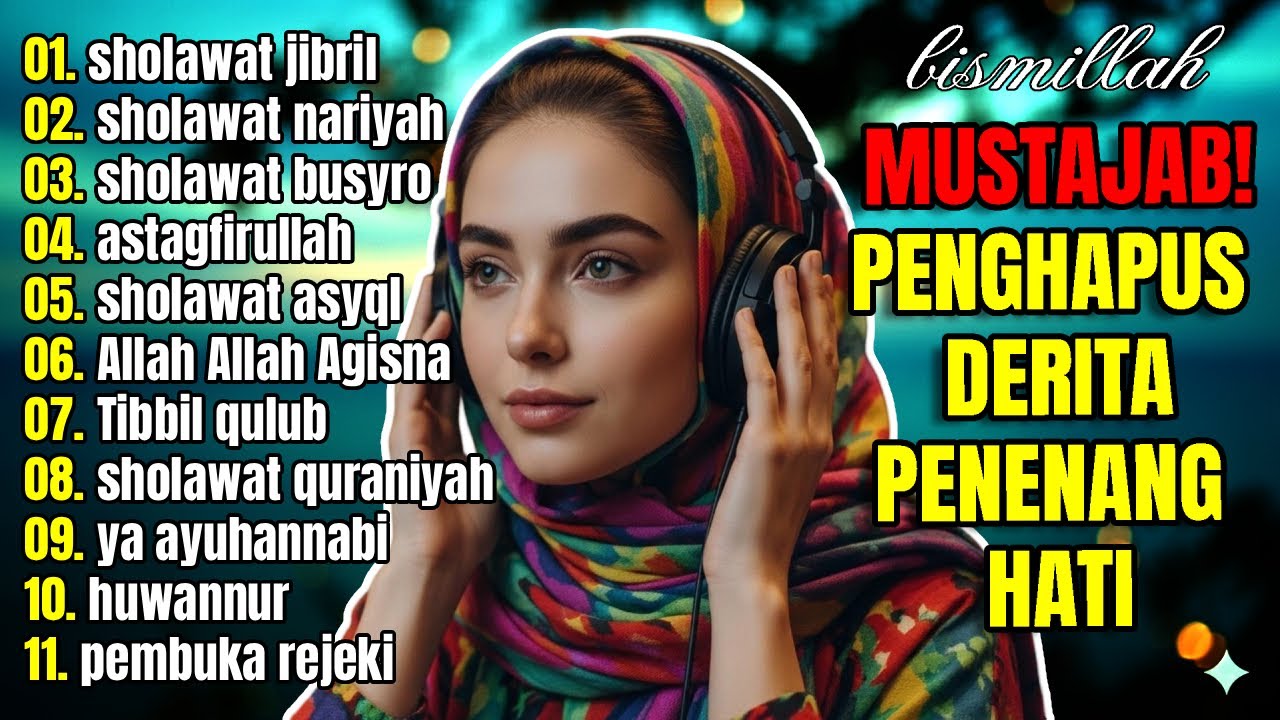 SHOLAWAT JIBRIL DAHSYAT 2026 | PEMBUKA REZEKI, BUSYRO, NARIYAH | SHOLAWAT TERBARU PALING DICARI