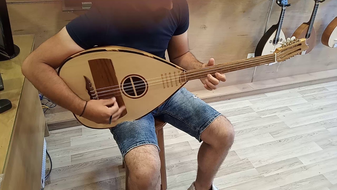 Cretan Laouto Lute Greek handmade professional sound and quality ! New !