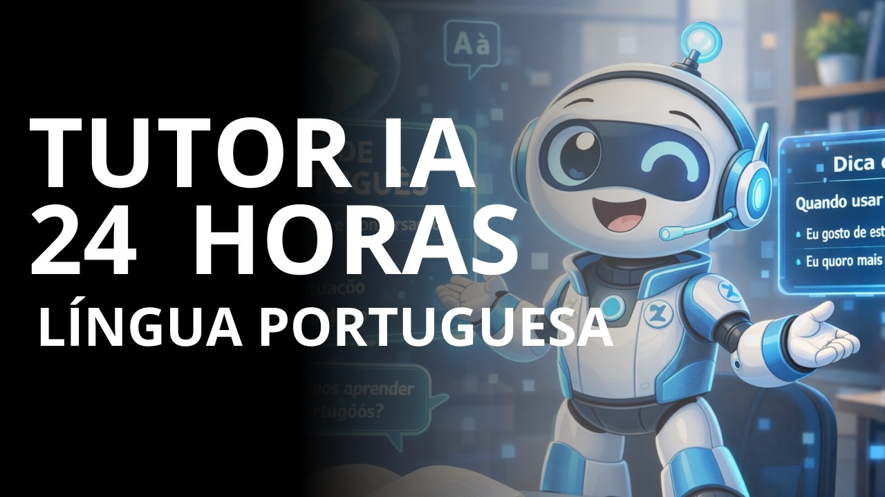 TUTOR 24 HORAS DE LÍNGUA PORTUGUESA I PARA APRENDER COM AUTONOMIA -  APENAS R$ 9,90 POR MÊS