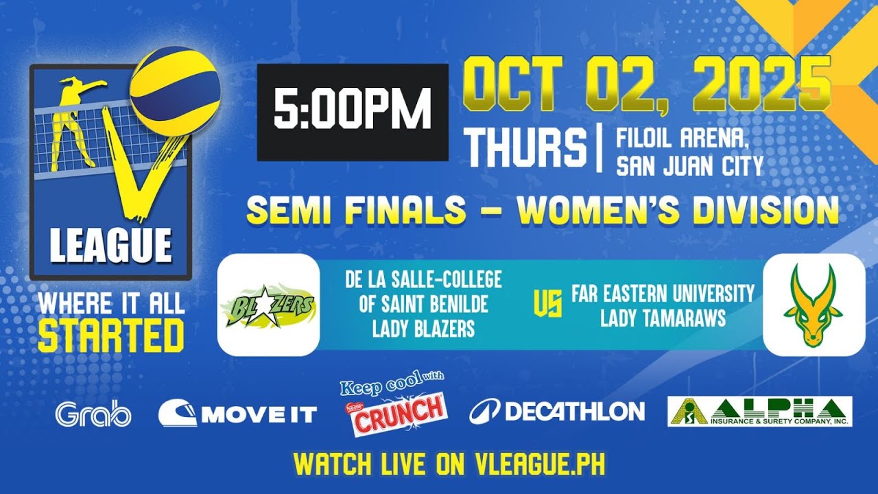 CSB vs. FEU - Full Match | Semifinals G2 | 2025 V-League Collegiate Challenge Women's Category