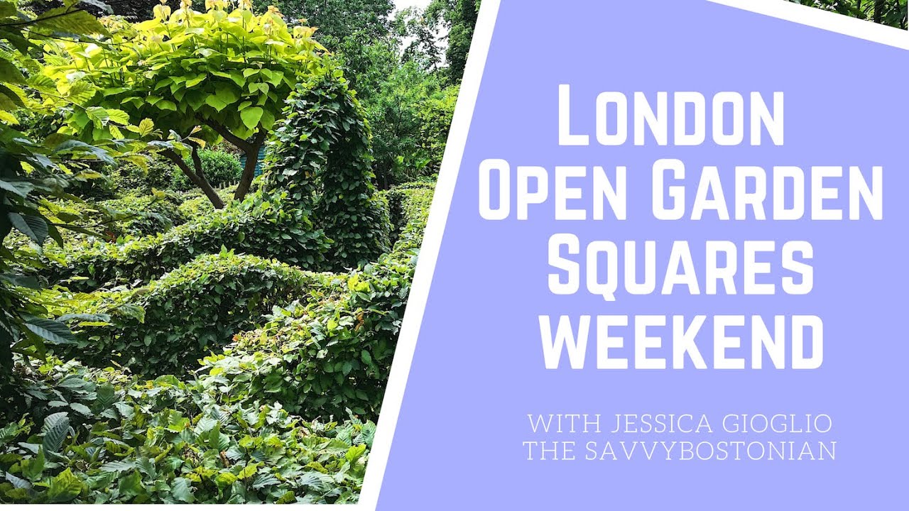 Join Me For London Open Garden Squares Weekend!