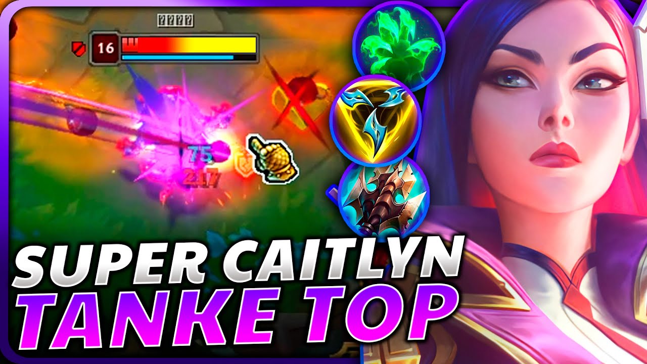🤮¡ABANDONA la TOPLANE y HUYE A BOT para NO SOPORTAR el ACOSO de CAITLYN TOP TANKE con GARRAS!