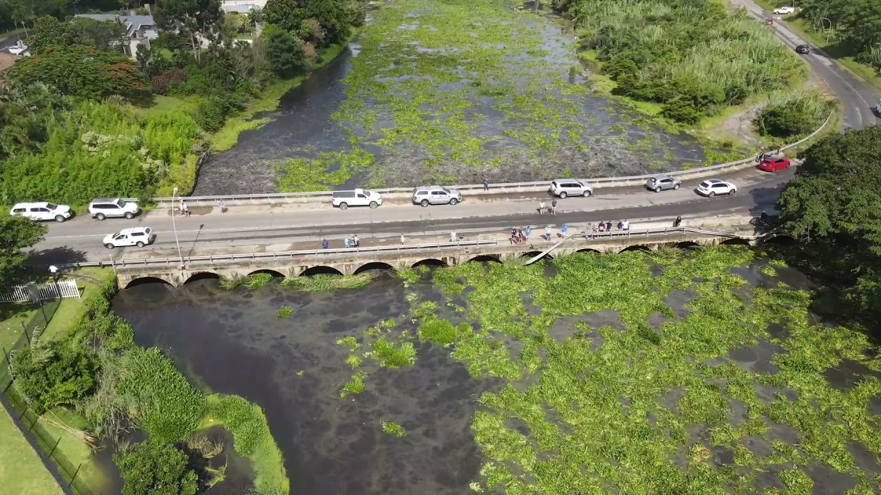 Nahoon river in flood 2022
