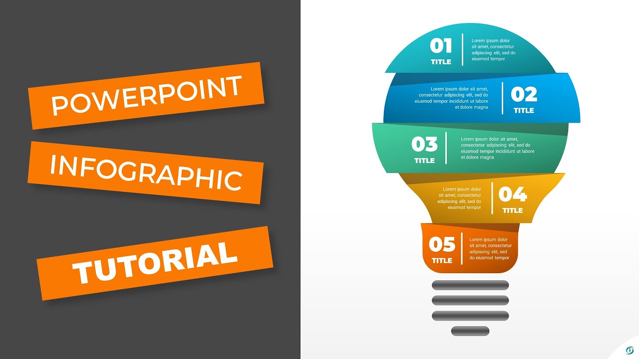 Fantastic Light Bulb Infographic Design | PowerPoint Tutorial