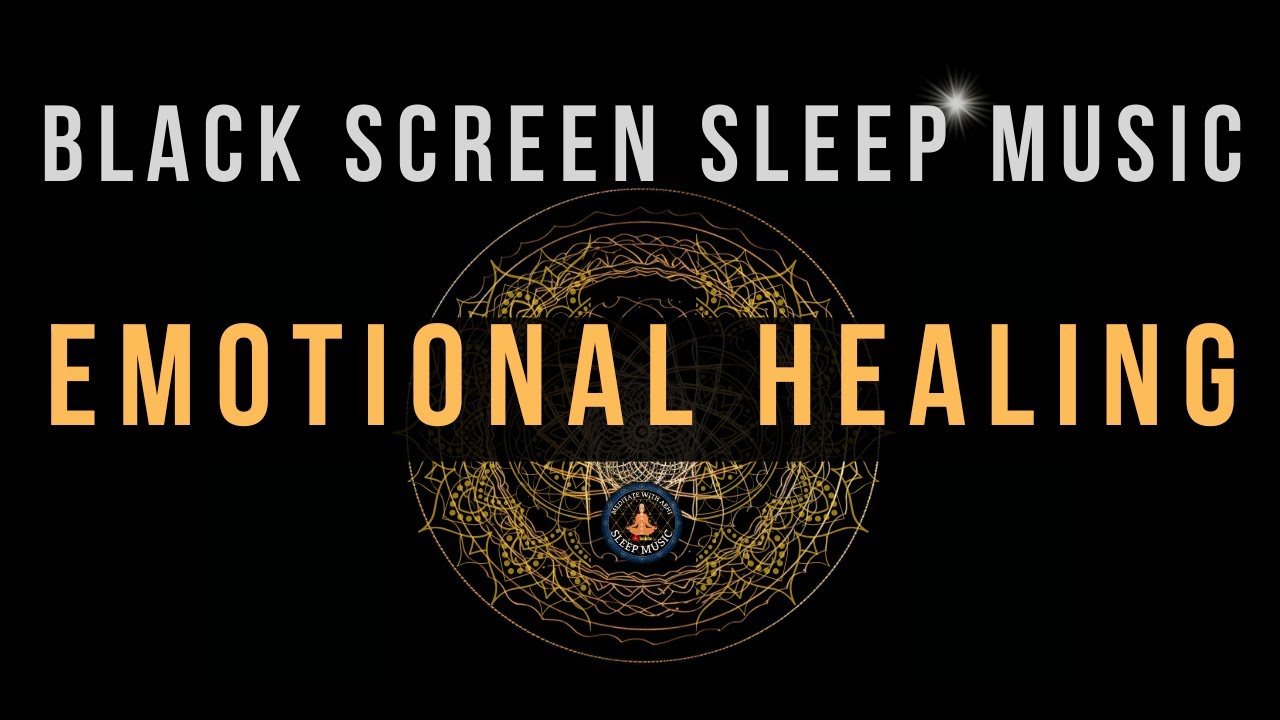 BLACK SCREEN SLEEP MUSIC 💖 ALL 9 Solfeggio Frequencies 💖 Emotional Healing