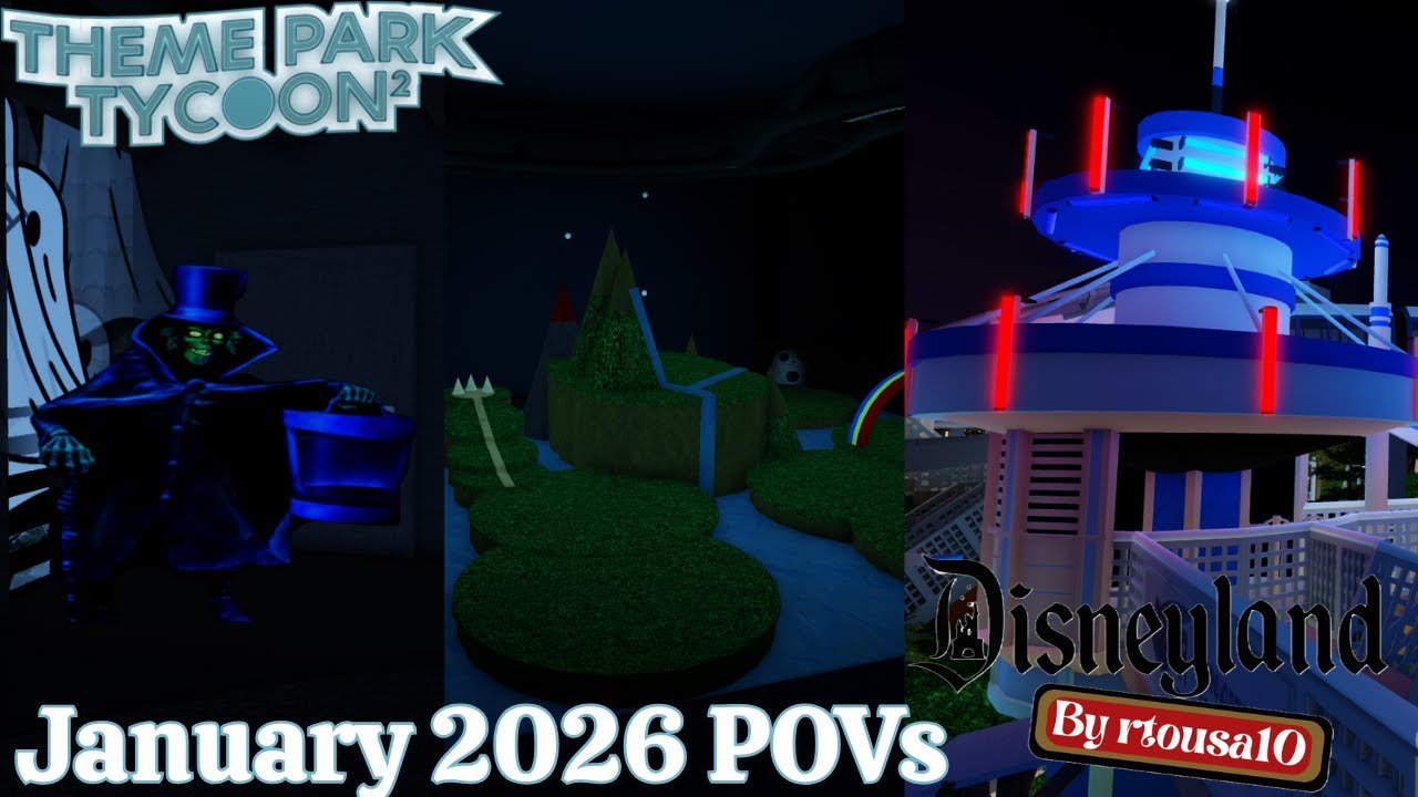 January 2026 POV's rtousa10 Mini Disneyland in Theme Park Tycoon 2