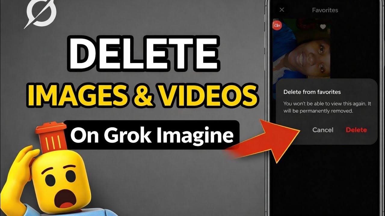 How to Delete Images & Videos in Grok Imagine - Easy Full Guide 