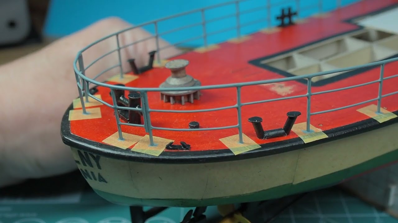 Mały Modelarz 4-5/1985 Halny - Relingi skończone.