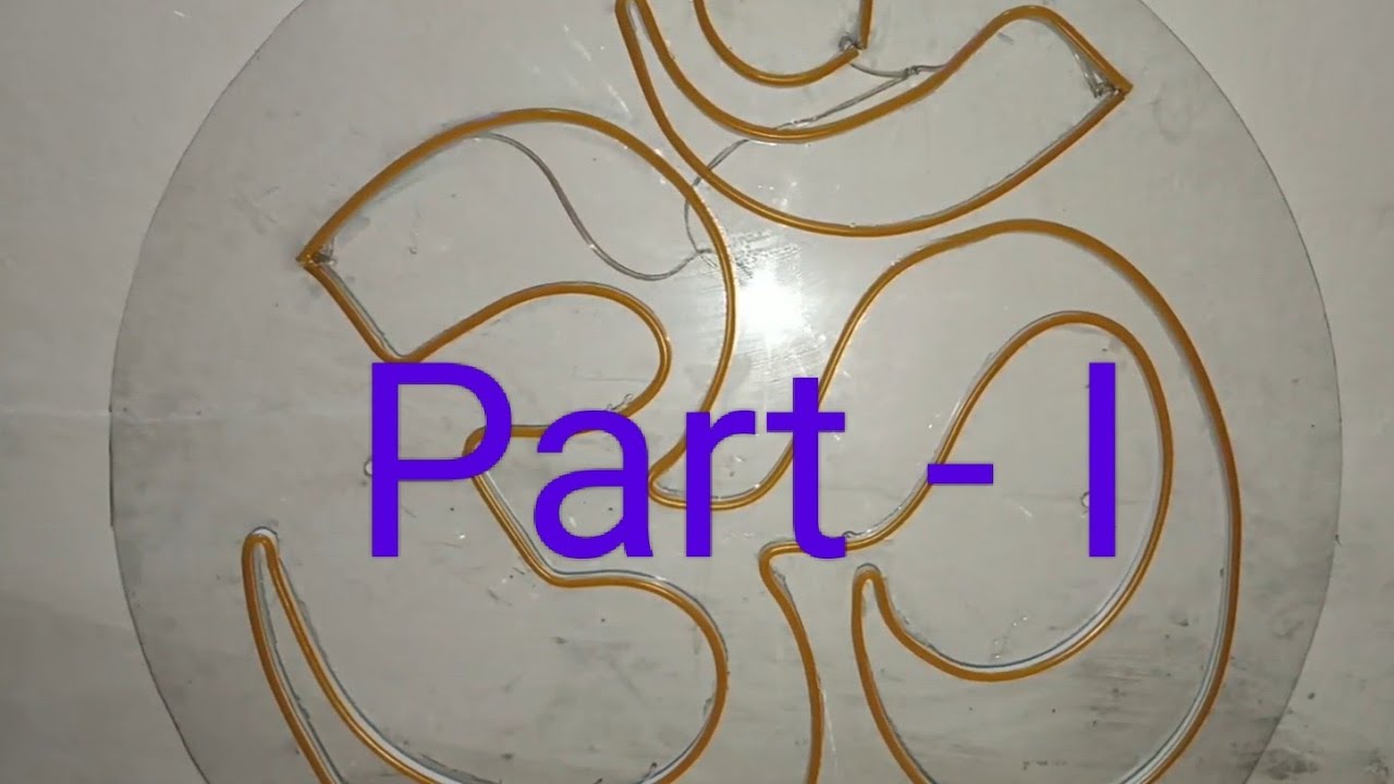 Om neon sign light for my home temple