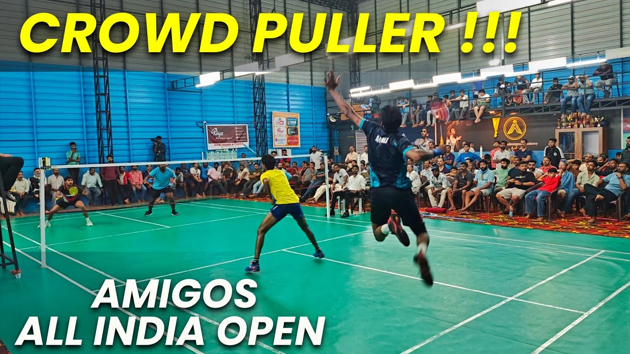 AMBILI/ATHUL vs GANESH/NAVEEN | AMIGOS ALL INDIA OPEN BADMINTON MEN'S DOUBLES 2025