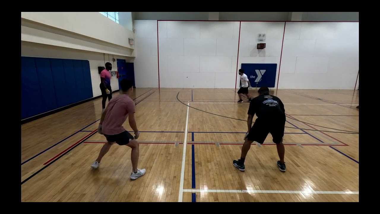 Coney YMCA Smallball - Babalola & Nick vs Gary & Freddy Game 1