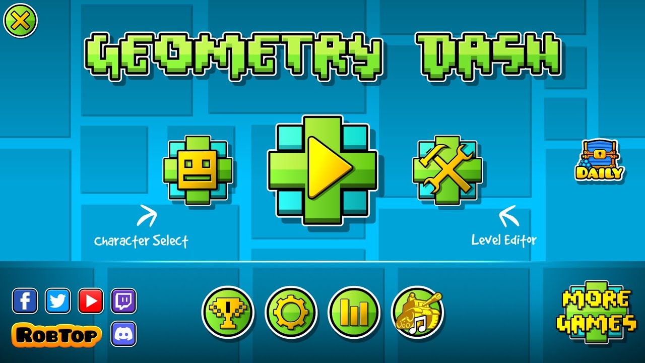 NOOB PLAYS GEOMETRY DASH