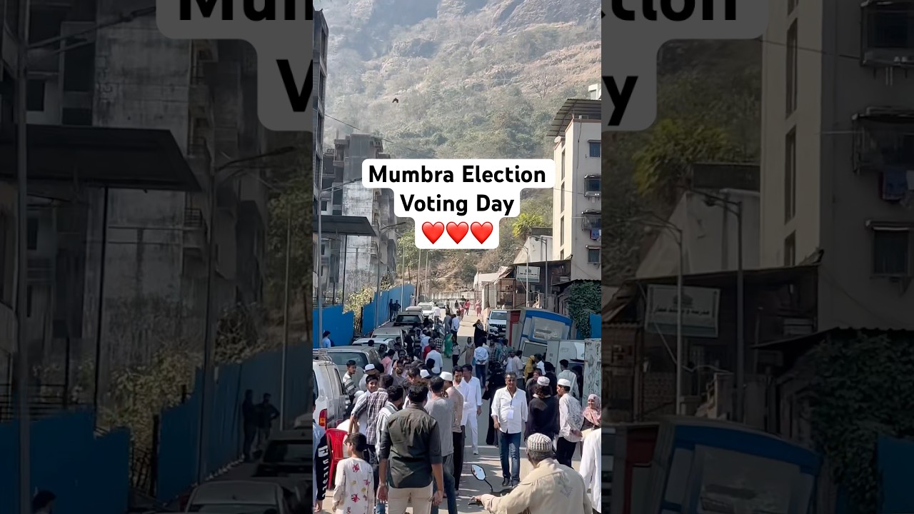 Mumbra Election Voting Day Short Video ❤️❤️❤️ #shorts #ytshorts