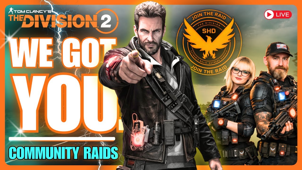 🔴 LIVE | Division 2 Community Raid Night — Need Help? Join Us Agents