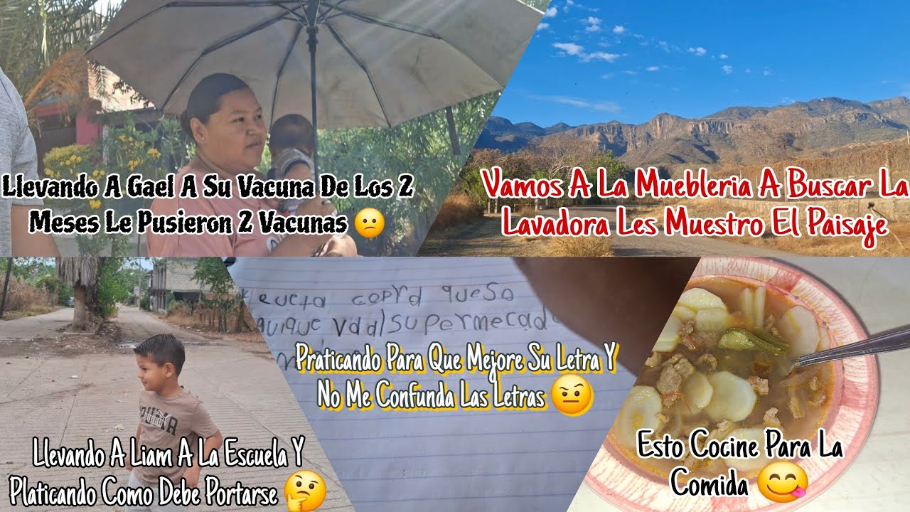LLEVANDO A GAEL A SU VACUNA DE LOS 2 MESES LE PUSIERON 2 VACUNAS😕/VAMOS A LA MUEBLERIA A BUSCAR LA 🤨