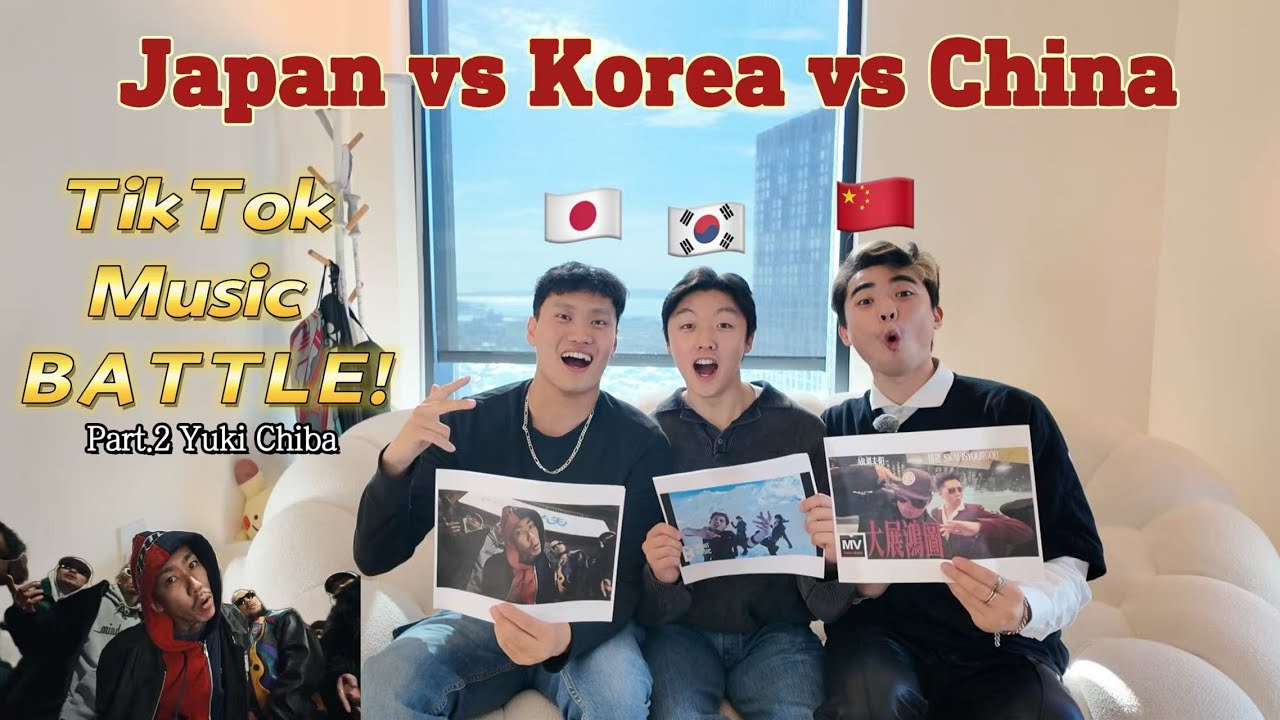 Japan vs Korea vs China TikTok Music BATTLE! (Part.2)