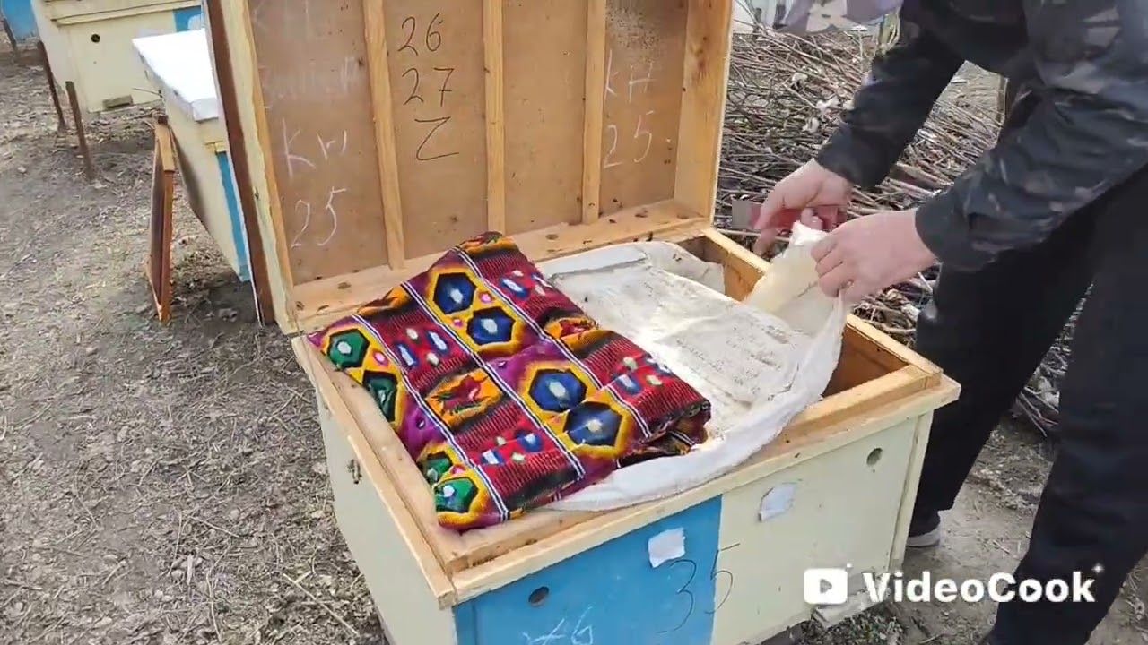 Асалари оиласини ўраб иситиш 