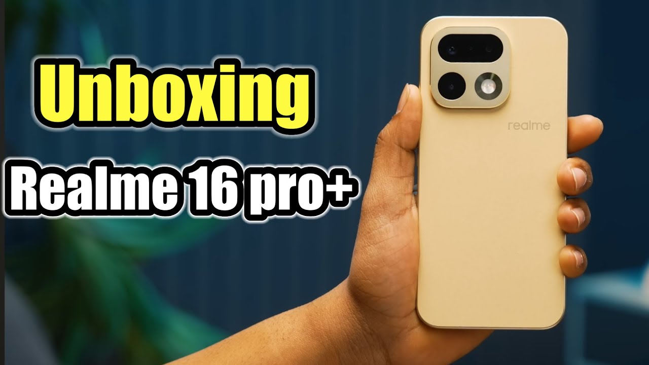 Realme 16 pro+ unboxing & first look⚡️/200Mp camera,7000mah,sndg 7 gen4 , 144hz