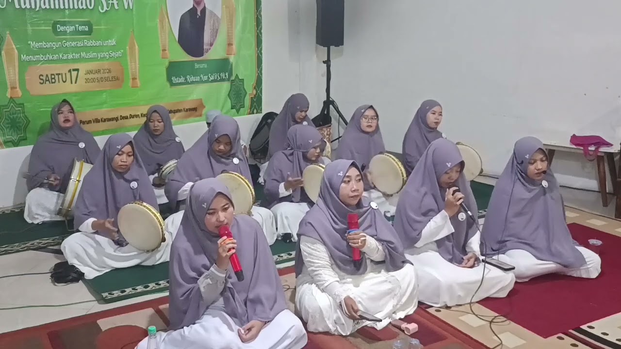 Hadroh Shalawat bulan Rajab. EL FATTAH WAHIDA✨#hadroh #shalawat