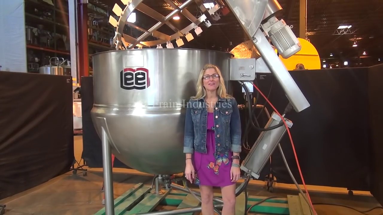 Lee 500 GAL Jacketed Mixing Kettle Demonstration