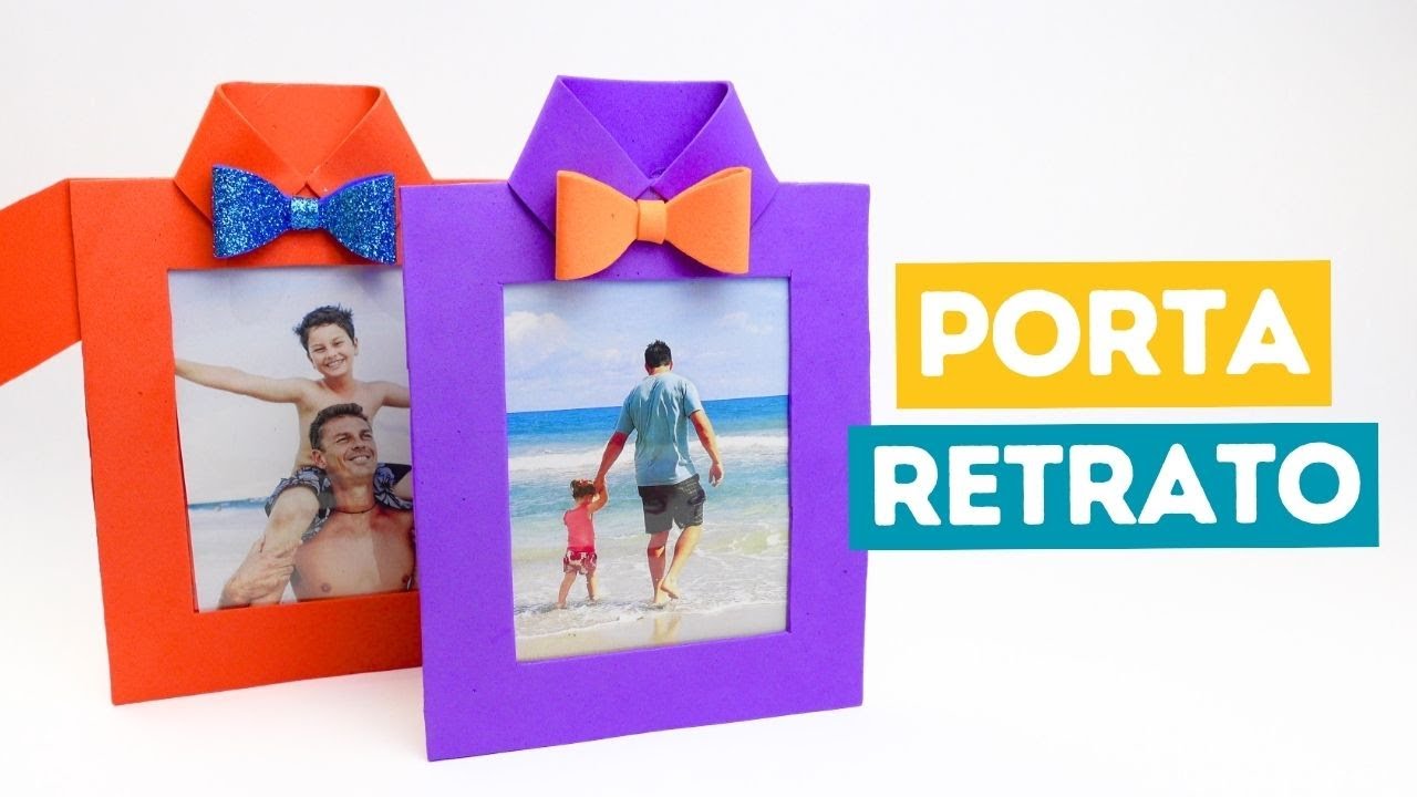 🖼️ Cómo hacer un porta retrato para el día del padre ¡Fácil!