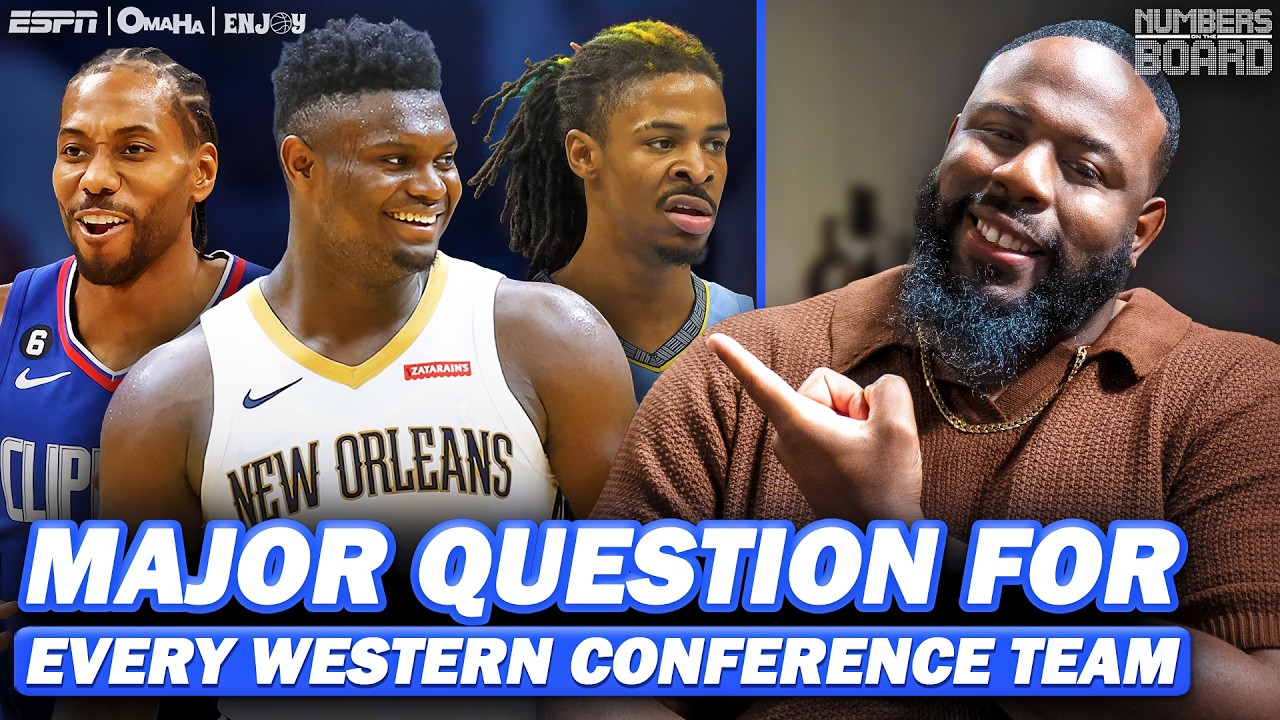 Major Questions For Every Western Conference Team | Numbers On The Board