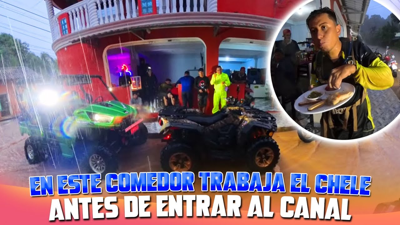 A disfrutar de una rica cena después de la gran aventura | El chele nos llevo donde trabajaba antes